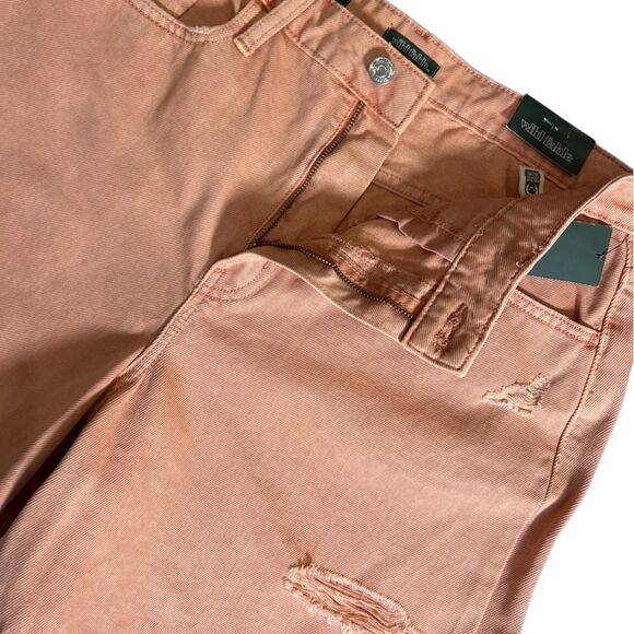 Wild Fable Highest Rise Bermuda Jean Shorts Orange denim Size 10/30 (NWT) - Picture 7 of 16